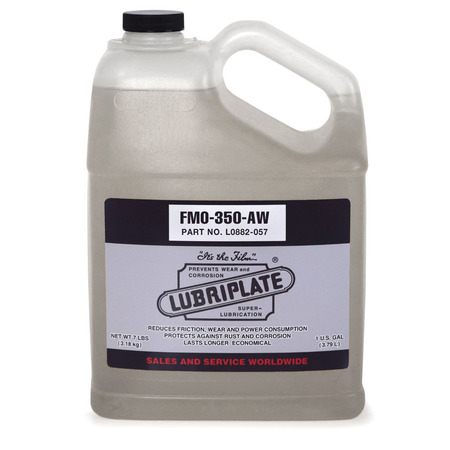 LUBRIPLATE H-1/Food Grade Usp Mineral Oil Hydraulic And Bearing Fluid, Iso-68 PK4 L0882-057